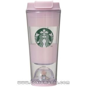 STARBUCKS Starbucks Colaboración Gelato Pique Bear Snow Dome Taza con rayas, Rosa suave, 355 ml, Gelato Pique, Snow Dome, Rosa