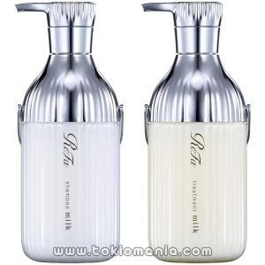 ReFa MILK PROTEIN (Set) - Shampoo y Tratamiento para el Cuidado del Cabello (Blanco)