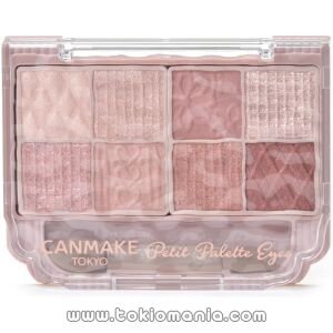 Canmake Petit Palette Eyes 02 Bonheur Marron 2.0g, Paleta de Sombras de Ojos en Tonos Marrón-Rojizo"