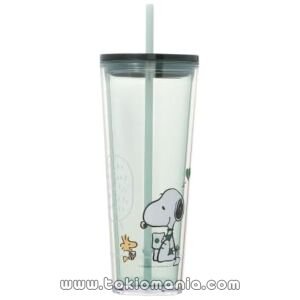 STARBUCKS Taza fría PEANUTS, Tumbler azul, 710 ml, Botella, Snoopy, Joe Kind, Woodstock