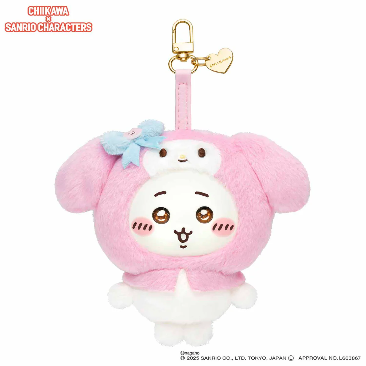 Official Chiikawa Market Product - Colaboración Sanrio Chiikawa x My Melody kawaii limited