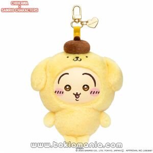 Official Chiikawa Market Product - Colaboración Sanrio Chiikawa x Pompompurin Usagi kawaii