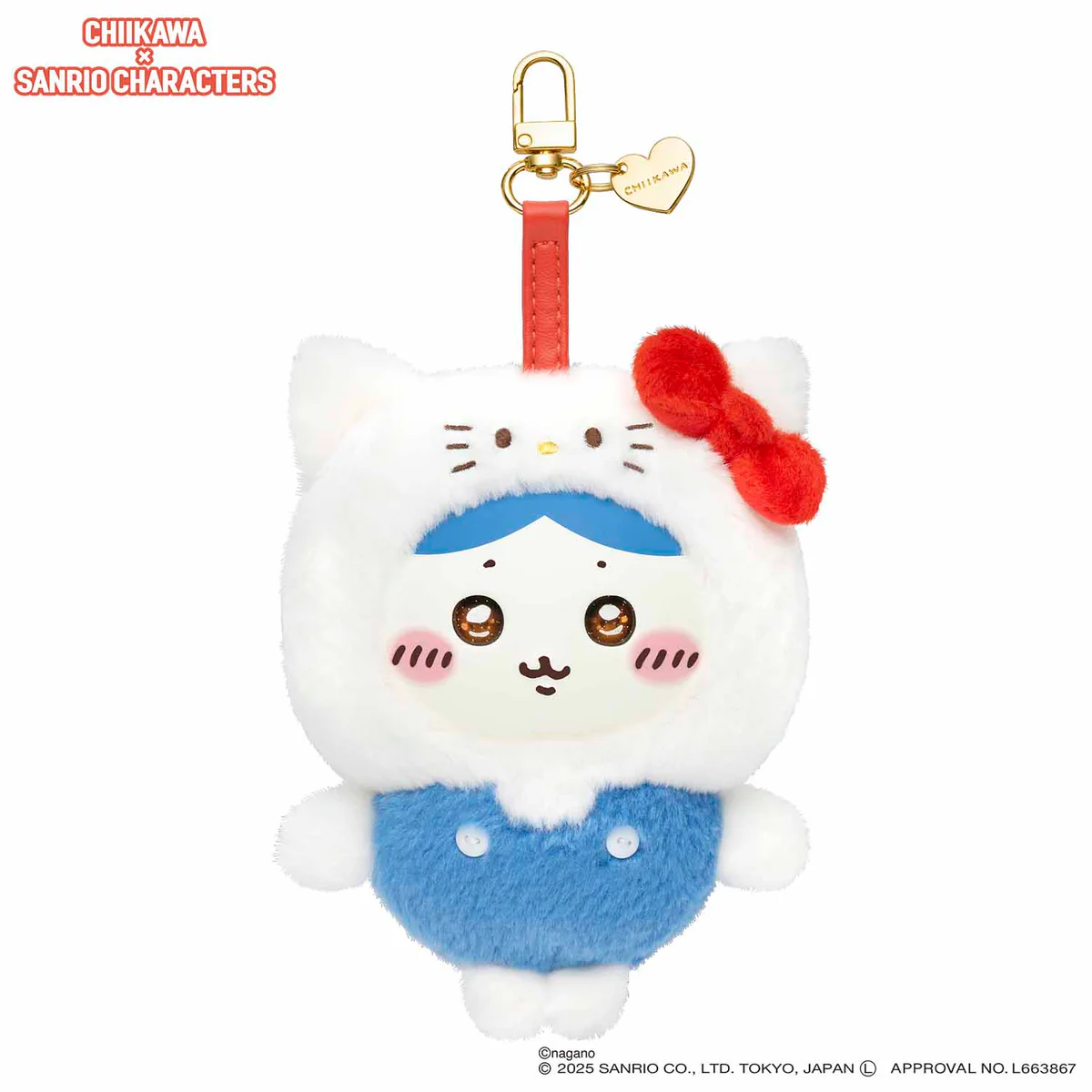 Official Chiikawa Market Product - Colaboración Sanrio Chiikawa x Hello Kitty Hachiware kawaii