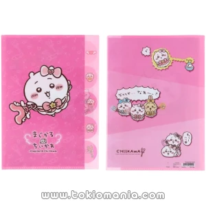 Official Chiikawa Market Product - Carpeta clear file 5 piezas Chiikawa mágica kawaii