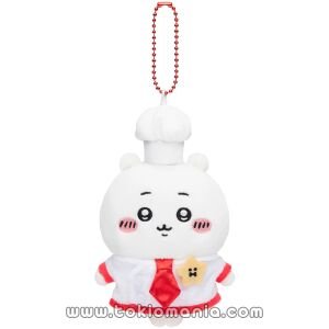 Official Chiikawa Market Product - Mascota restaurante Chiikawa cocinero kawaii colección