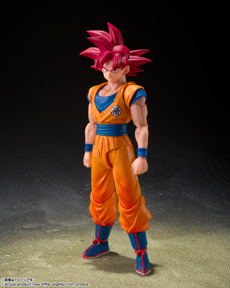 S.H.Figuarts Super Saiyan God Son Goku God Aura